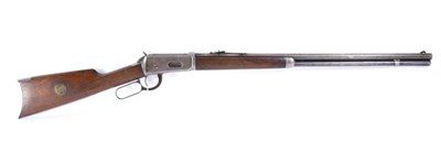 Lot 507 - A Winchester Model 1894 32-40 Calibre Repeating Rifle, the 66cm octagonal barrel bearing traces...