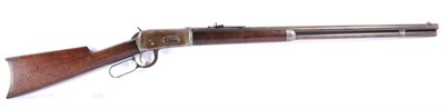 Lot 508 - A Winchester Model 1894 32-40 Calibre Repeating Rifle, the 66cm round barrel with adjustable...