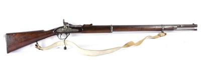 Lot 515 - A Victorian Snider-Enfield Mk.III Two Band Rifle Musket, .577 calibre, the 78cm round barrel...