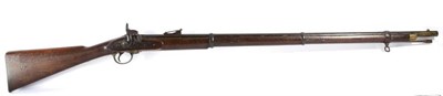 Lot 523 - A Victorian 1853 Pattern .577 Calibre Percussion Rifle Musket, the 99cm rifled barrel with...