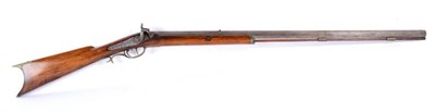 Lot 526 - A 19th Century American Percussion Rifle, the 82cm octagonal barrel indistinctly inscribed to...