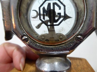 Lot 1016 - A 1920/30s Nickel MG Calormeter, by Wilmot, Birmingham, England, registered number 715114, with...