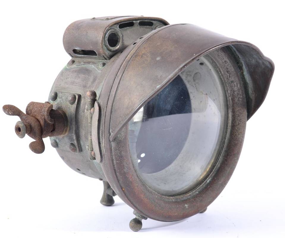 Lot 1093 - A 1920/30s Lucas King of the Road No.458 4'' Motorcycle Lamp