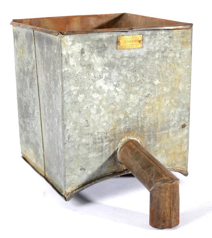 Lot 1100 - A 1920/30s Kerry Tractor Funnel, with brass plaque labelled Mark II Tank Fitting Registered...