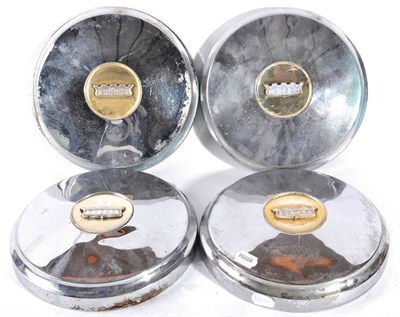 Lot 1103 - A Set of Four Vintage Chevrolet 10'' Chrome Hub Caps