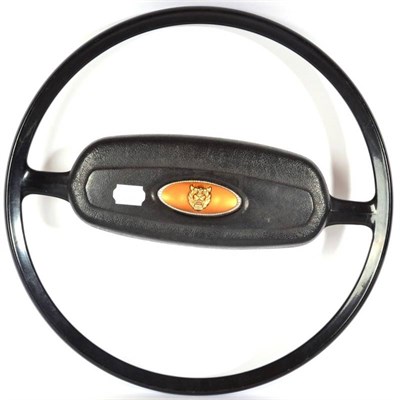 Lot 1145 - A 1980s Jaguar Two-Spoke Steering Wheel, 39cm diameter