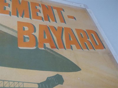 Lot 1183 - Clement Bayard: A 1920/30s Original Advertising Poster, titled En Reconnaissance, the bottom corner