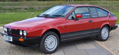 Lot 1239 - 1983 Alfa Romeo GTV  Registration number: LTY561 Date of first registration: 24 06 1983 VIN number