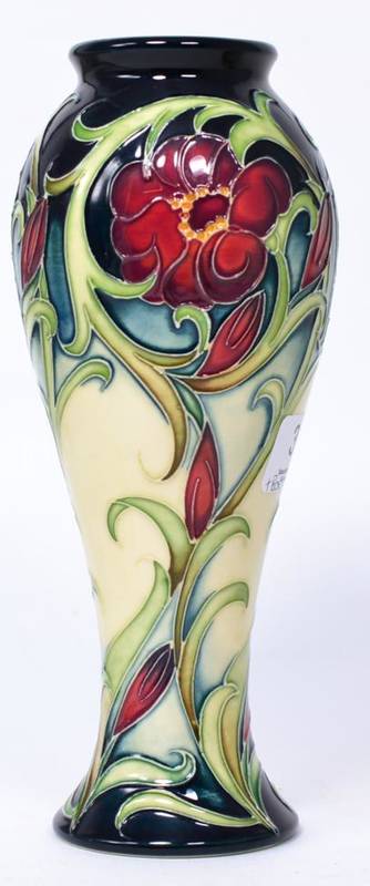 Lot 305 - A modern Moorcroft pottery Fellow Field 73/8 vase, designed by Kerry Goodwin, impressed marks, 21cm