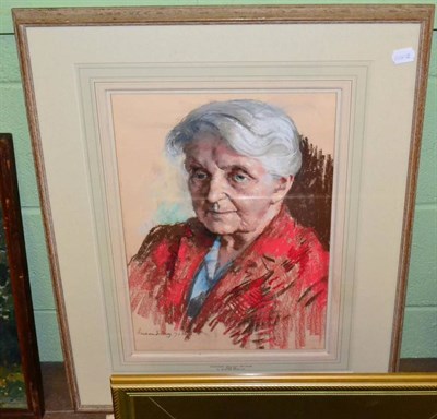 Lot 1023 - William Dring (1904-1990) Portrait of Margaret Balfour
