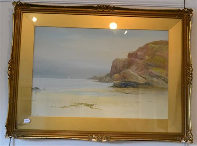 Lot 1033 - H Wingate (20th century) coastal scene, watercolour, signed