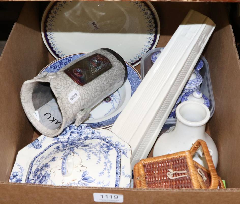 Lot 1119 - Various pottery including Spode, Meakin,