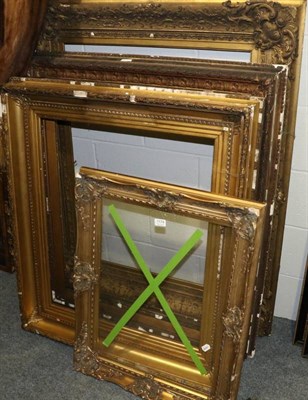 Lot 1174 - A group of composition picture frames (5)