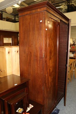 Lot 1183 - A mahogany wardrobe  Clients notes: A mahogany wardrobe/cupboard in the Gillows style c1820 -...