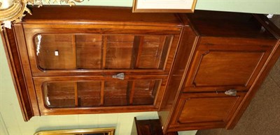 Lot 1261 - A mahogany bookcase