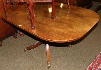 Lot 1285 - A 19th century mahogany tilt top breakfast table