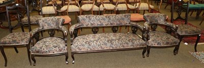 Lot 1348 - An Edwardian six piece suite