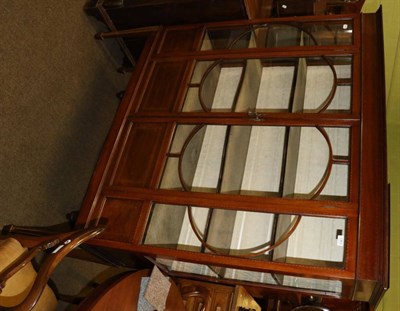 Lot 1363 - An Edwardian display cabinet