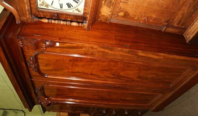 Lot 1393 - A large Victorian mahogany wardrobe