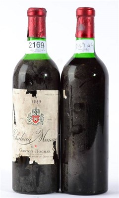 Lot 2169 - Chateau Musar Lebanon 1969 2 bottles (one label missing)