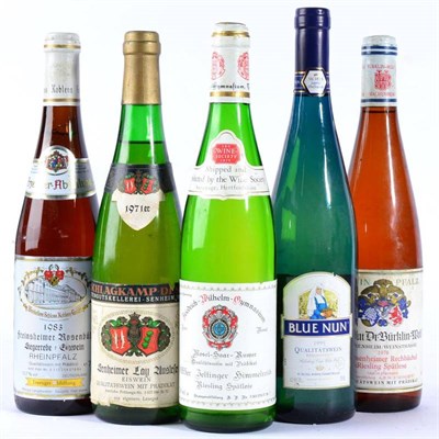 Lot 2170 - Senheimer Lay Eiswein Schlagkame-Desoye 1971 1 bottle, Wachenheimer Rechbachel Spatlese Burklin...