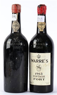 Lot 2184 - Warre 1963 2 bottles