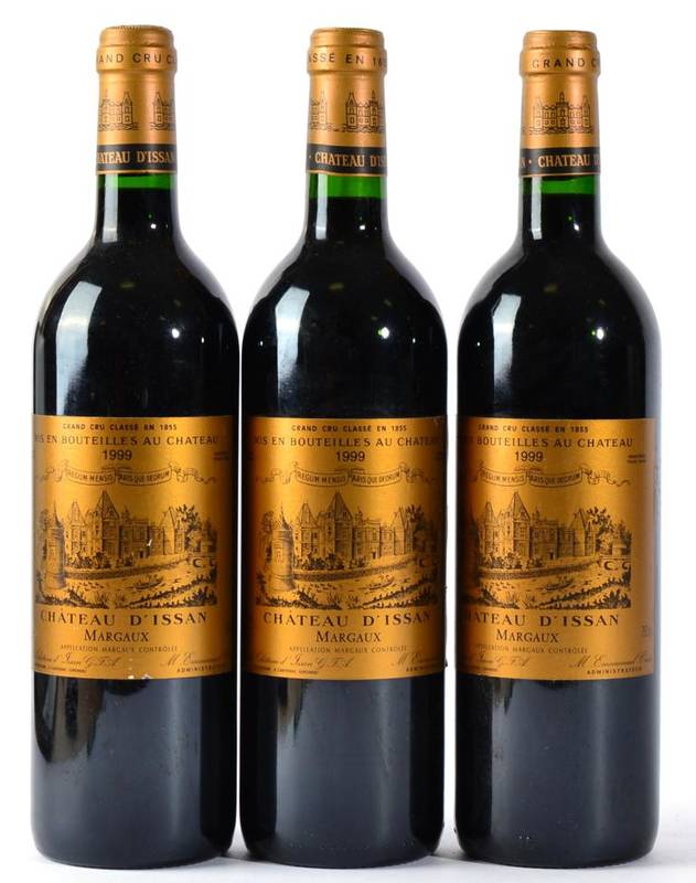 Lot 2004 - Chateau d'Issan 1999 Margaux, 3 bottles, Chateau Duhart Milon 1996, 1 magnum and Chateau Citran...