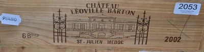 Lot 2057 - Chateau Leoville Barton 2002 Saint JulienÂ 12 bottles owc