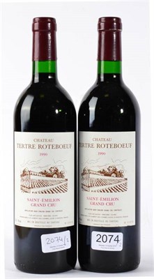Lot 2074 - Chateau Tertre-Roteboeuf 1990 Saint Emilion Grand Cru in 2 bottles
