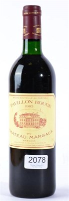 Lot 2078 - Pavillion Rouge de Chateau Margaux 1985 Margaux bn 1 bottle