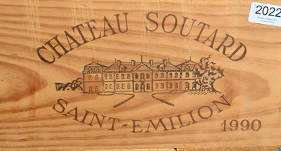 Lot 2022 - Chateau Soutard 1990 Saint Emilion Grand Cru 12 bottles owc