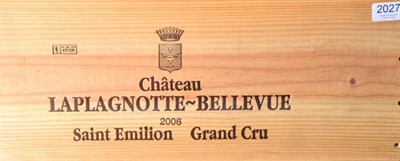 Lot 2027 - Chateau Laplagnotte-Bellevue 2006 Saint Emilion Grand Cru 24 half-bottles owc