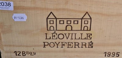 Lot 2038 - Chateau Leoville Poyfere 1995 Saint Julien 12 bottles