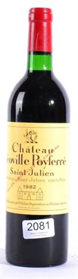 Lot 2081 - Chateau Leoville Poyferre 1982 Saint Julien Grand Cru in 1 bottle