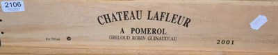 Lot 2106 - Chateau Lafleur 2001 Pomerol 6 bottles owc