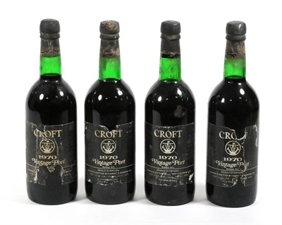 Lot 2196 - Croft 1970 4 bottles