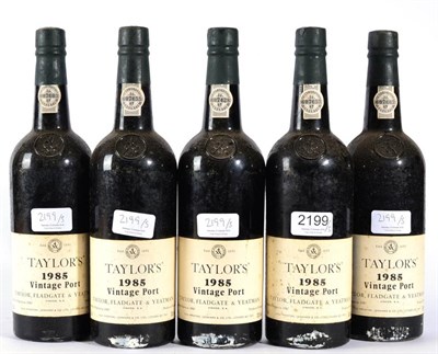 Lot 2199 - Taylors 1985 5 bottles