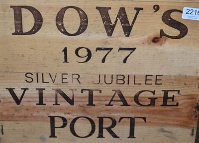 Lot 2216 - Dow 1977 12 bottles owc
