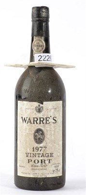 Lot 2226 - Warre 1977 1 bottle high-fill