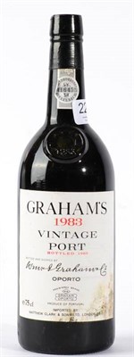 Lot 2227 - Grahams 1983 1 bottle