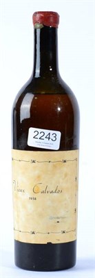 Lot 2243 - Vieux Calvados 1938 1 bottle