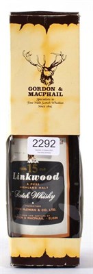 Lot 2292 - Linkwood 15 YO Gordon & MacPhail