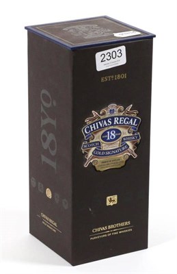 Lot 2303 - Chivas Regal 18 YO Gold Signature