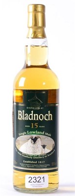 Lot 2321 - Bladnoch 15 YO 55%