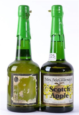 Lot 2325 - Mrs McGillvrays Apple Whisky (discontinued) 1970's bottling 2 bottles