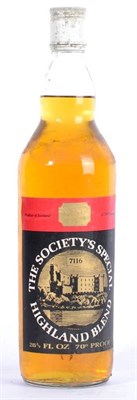 Lot 2327 - 1950's The Society's Finest Special Highland Blend of North British Distillery 40% Islay Malt...