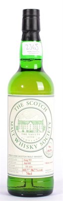 Lot 2365 - The Scotch Whisky Society No 44.30 Distilled August 93 Bottled July 05 aged 11 years 102.70...