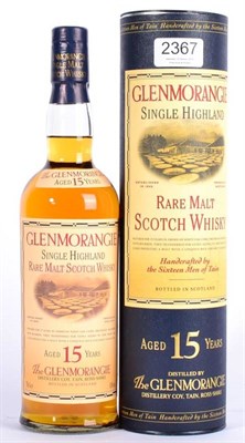 Lot 2367 - Glenmorangie aged 15 years 43%