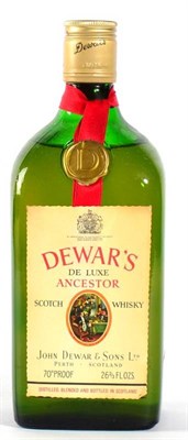 Lot 2372 - Dewars De Luxe Ancestor 70% proof (old bottling)