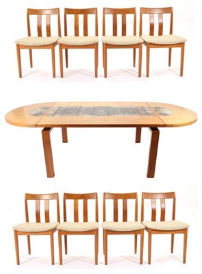 Lot 420 - Vamdrup Stolefabrik: An 1970s Danish Teak Extending Dining Table, of rectangular form with...